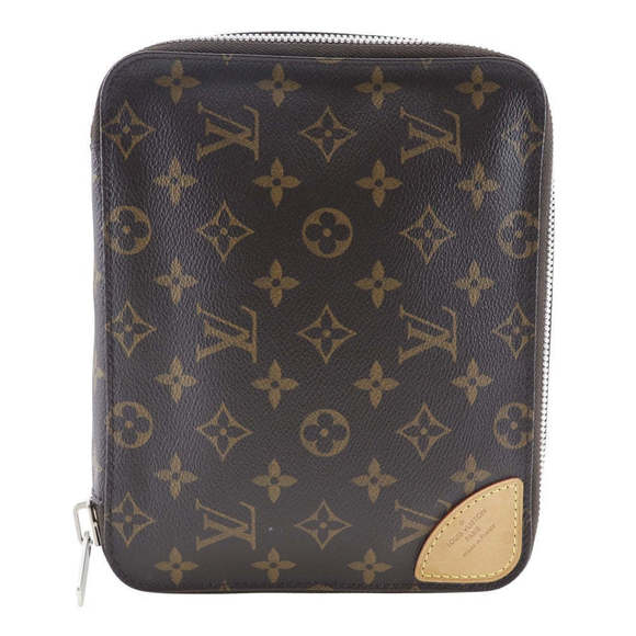 Louis Vuitton Horizon Brown Canvas clutch - Picture 1 of 9